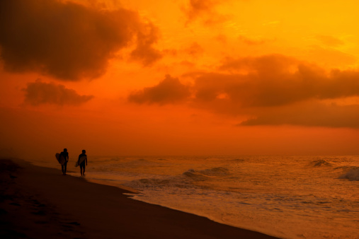surf sunset